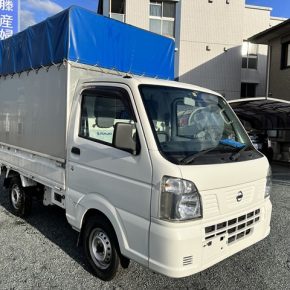 【　中古車リース　平成30年式　クリッパートラックパネル幌　観音扉　】軽運送・宅配・営業車　黒ナンバー　幌 734280382366637b98049b7a0d156dcb 290x290