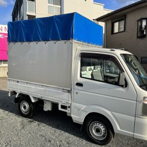 【　中古車リース　平成30年式　クリッパートラックパネル幌　観音扉　】軽運送・宅配・営業車　黒ナンバー　幌 8d6be2c105d62b13e81888140501ddea 290x290