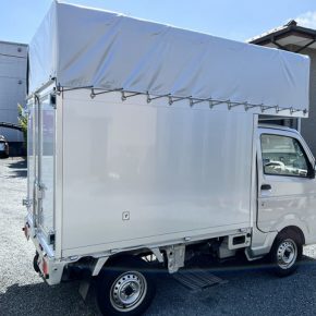 【　中古車リース　平成30年式　クリッパートラックパネル幌　観音扉　】軽運送・宅配・営業車　黒ナンバー　幌 6057e6401f9a28ee6f5464b7b9a91816 290x290