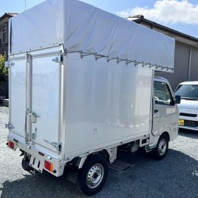 【　中古車リース　平成30年式　クリッパートラックパネル幌　観音扉　】軽運送・宅配・営業車　黒ナンバー　幌 ade11d0d6a3a1781e62b63c26ef407e6 290x290