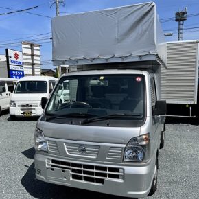 【　中古車リース　平成30年式　クリッパートラックパネル幌　観音扉　】軽運送・宅配・営業車　黒ナンバー　幌 ef2eceae1b7ebfa24b097f8304c018b3 290x290